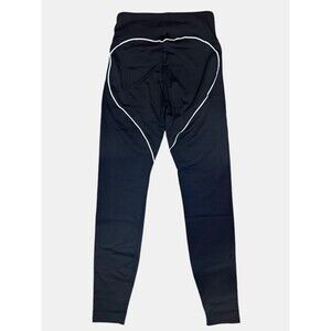 Black High Waisted Heart Seam Sculpting Leggings Compression Workout Gym Yoga